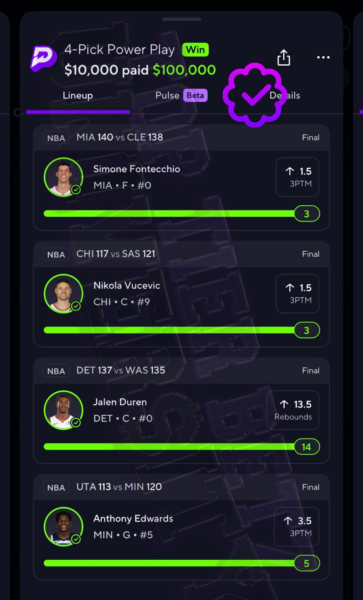 Payout 6