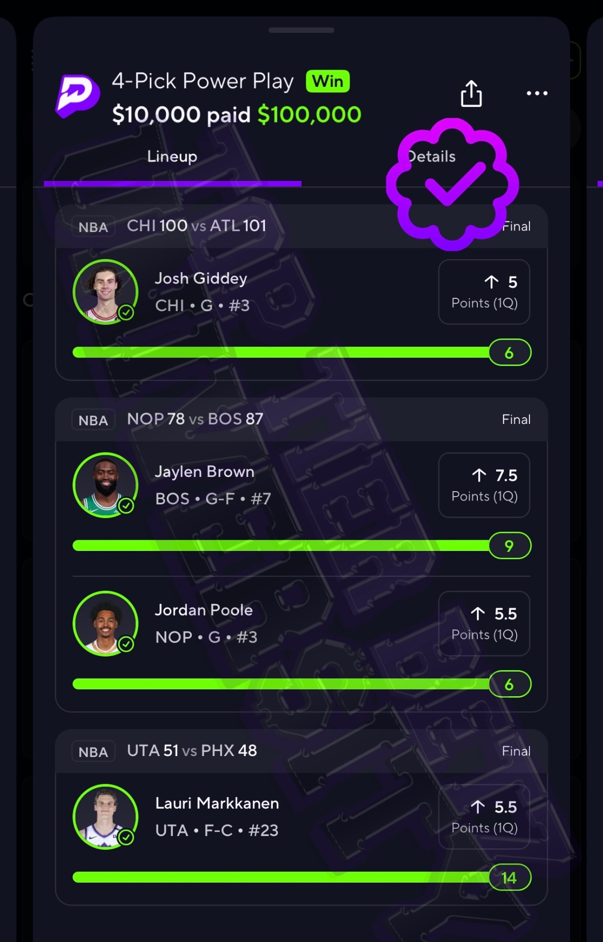 Payout 5