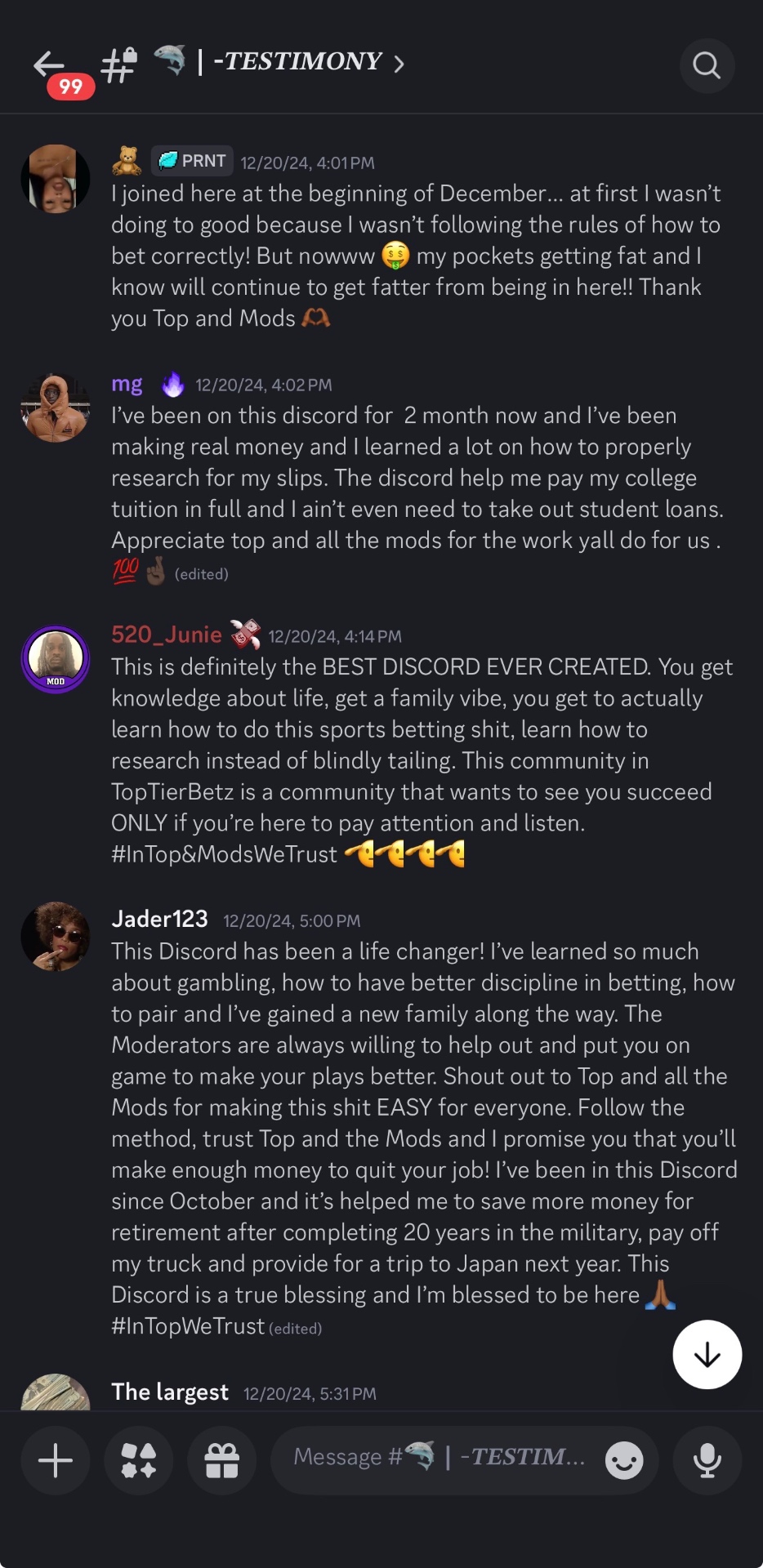 TopTierBetz member testimony 3